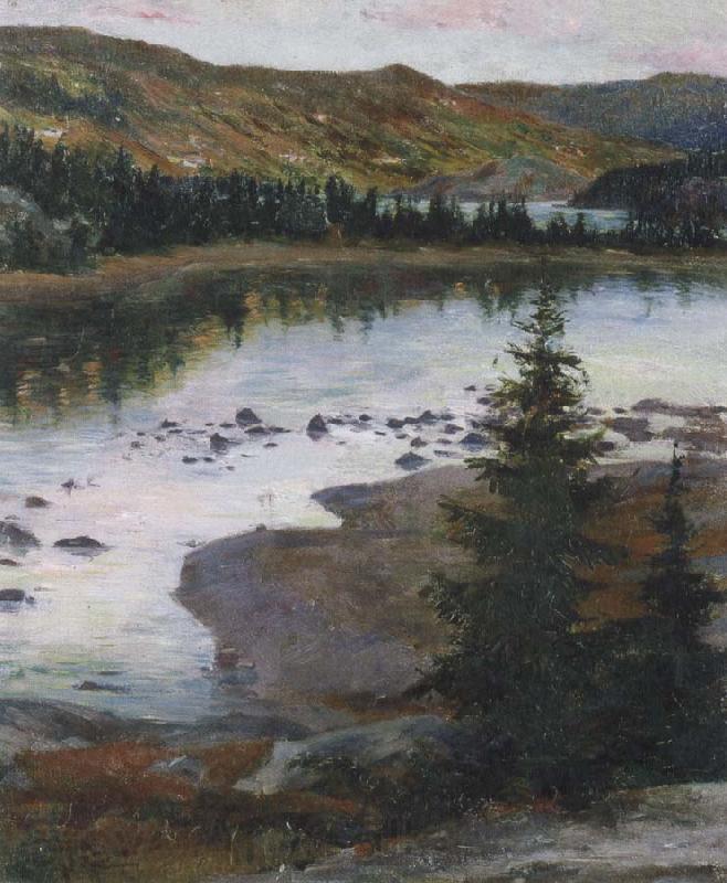 unknow artist valdres Norge oil painting art